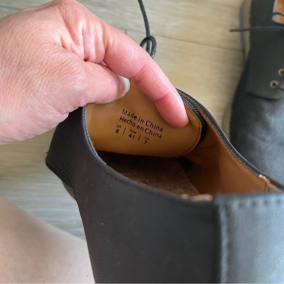 CALL IT SPRING Dark Denim and Vegan Nubuck Lace Up Oxfords, Men’s 8 - Picture 3 of 9